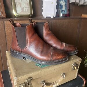 Ralph Lauren collection purple label Italy Men's Brown Leather Chelsea Boots